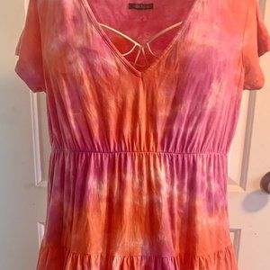 Wild Fable Pink  Orange Dress